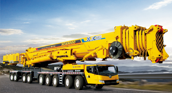 徐工成功研制全球最大吨位、技术含量最高的XCA5000全地面起重机