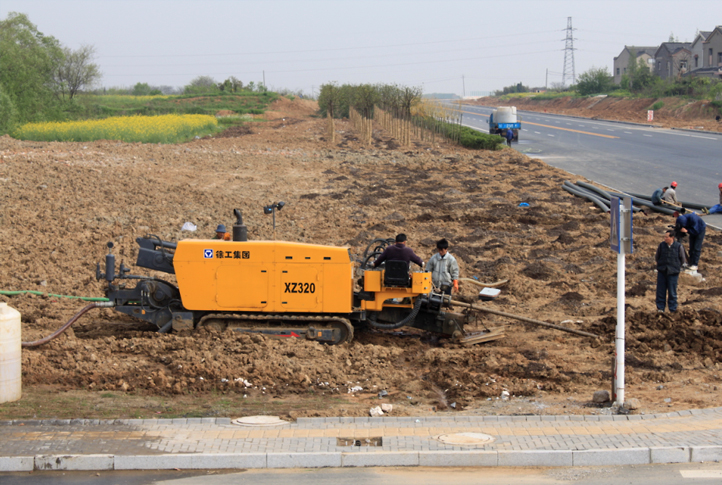 XZ320在安徽合肥供电工程施工